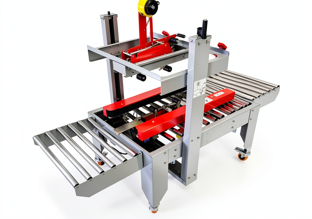 BEILOCKERY tape sealing machine in an industrial setting
