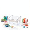 Jizlan Acrylic Tape Dispenser Transparent Craft Organization-4
