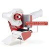 LEONTOOL Tape Dispenser Metal Plastic Ergonomic Handle-4