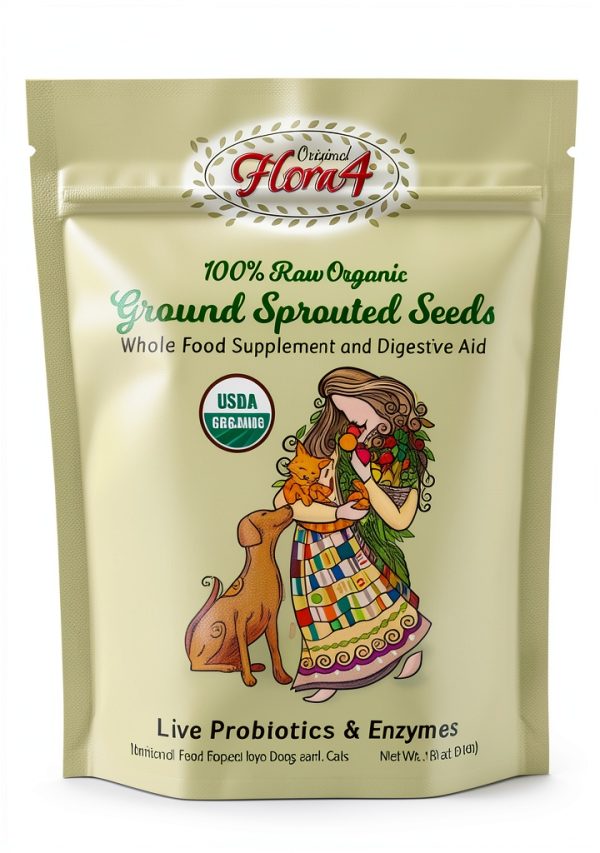 CARNA4 Flora4 Dog Food Topping Plant Based Enzymes-0