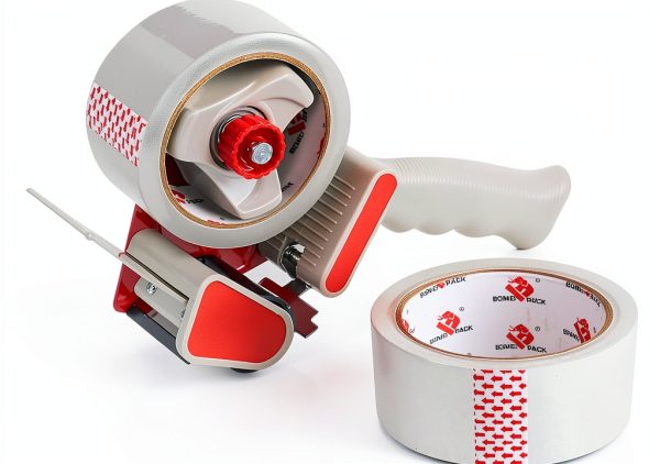 BOMEI PACK Metal Tape Dispenser Heavy Duty Carton Sealing-0