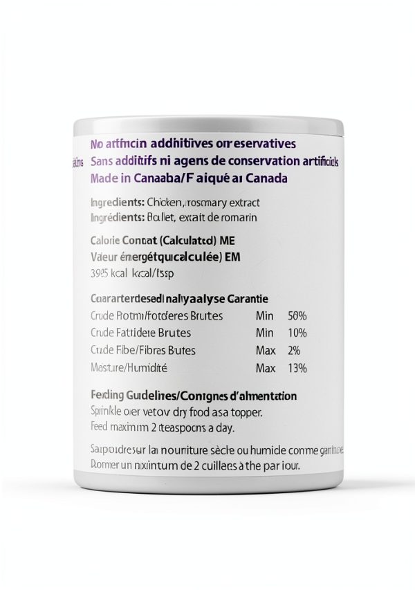 Caledon Farms 100 Chicken Dog Food Topping Sauce-3