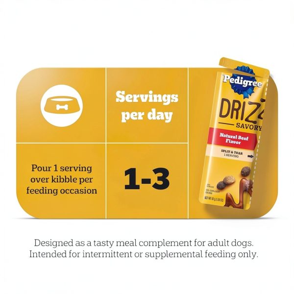 Pedigree Drizzlers Dog Food Topper Savory Sauce Gravy-6