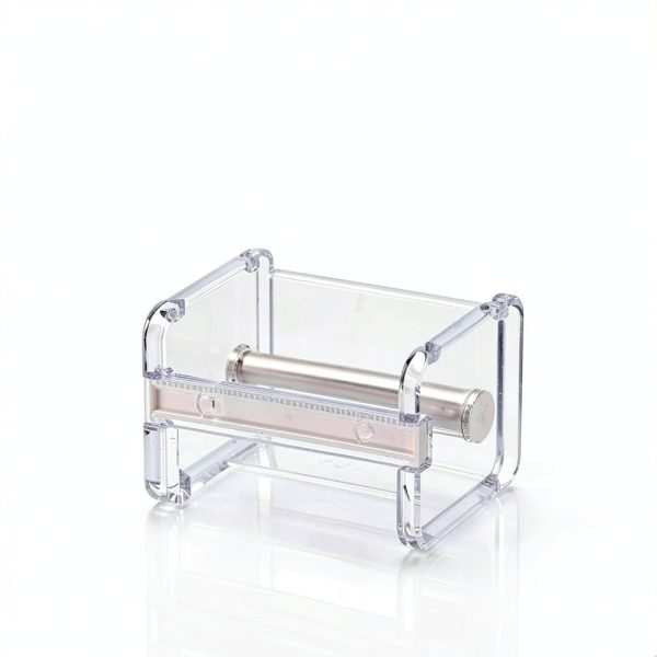 Jizlan Acrylic Tape Dispenser Transparent Craft Organization-5