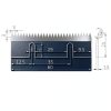 VQVRTPIA Carton Sealer Blades Carbon Steel 2 Slot Design-1