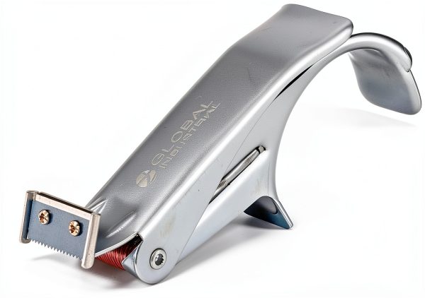 Global Industrial Silver Alloy Steel Tape Dispenser Model-0