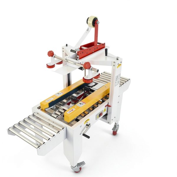 INTBUYING Carton Sealing Machine Adjustable White Metal-5