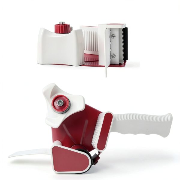 LEONTOOL Tape Dispenser Metal Plastic Ergonomic Handle-3