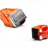 Roucerlin Metal Packing Tape Dispenser Orange Heavy Duty-2