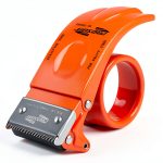 Roucerlin Metal Packing Tape Dispenser Orange Heavy Duty-0