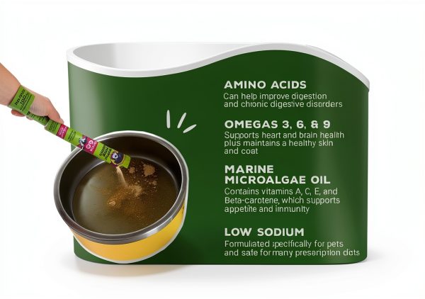 Dog Meal Topper Brutus Broth Omega Powder for Skin-6