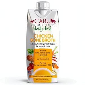 Chicken Bone Broth Caru Pet Food Topper 176ml Pack of 3-0