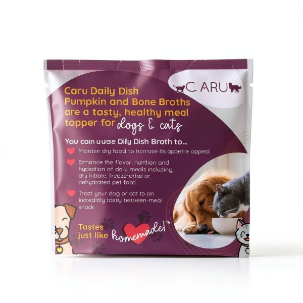 Pumpkin Dog Food Topping Caru Pet Food 17.6 Fl Oz Pack of 3 Natural-1