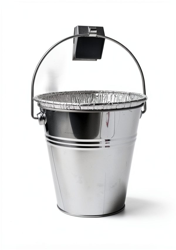 Grease Bucket Liner NUPICK 24-Pack 6.3×6.0in Aluminum for Pit Boss-5