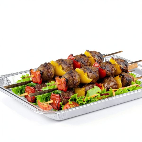 Disposable Aluminum Foil Broiler Pan 25-Pack Stock Your Home Grill-6