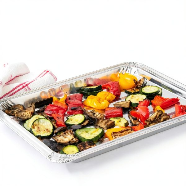 Disposable Aluminum Foil Broiler Pan 25-Pack Stock Your Home Grill-5