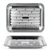 Disposable Aluminum Foil Broiler Pan 25-Pack Stock Your Home Grill-1