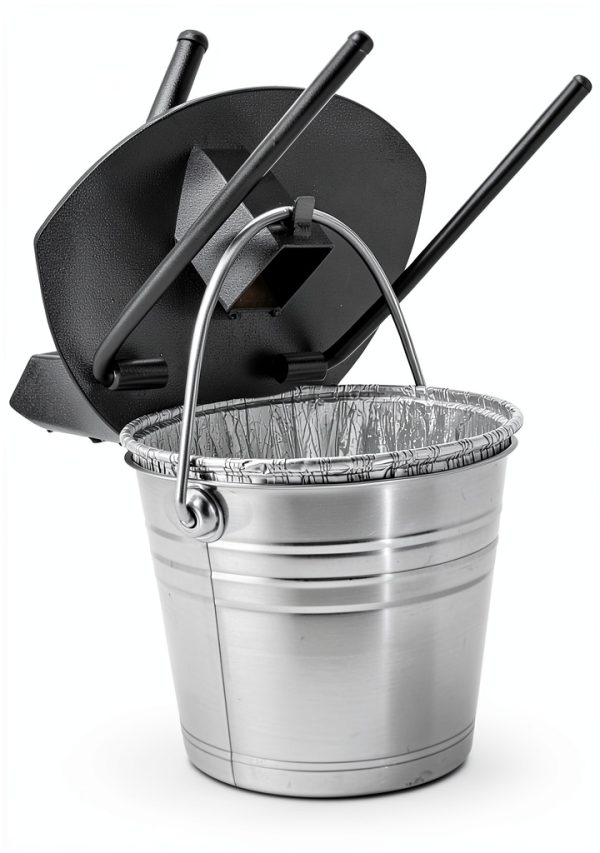Grease Bucket Liner NUPICK 24-Pack 6.3×6.0in Aluminum for Pit Boss-4