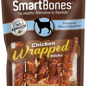 SmartBones Chicken-Wrapped Sticks Rawhide-Free Dog Chew 8 Count-0