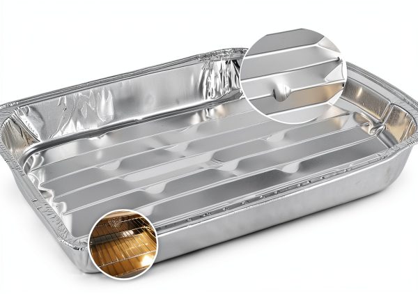 Disposable Aluminum Foil Broiler Pan 25-Pack Stock Your Home Grill-2