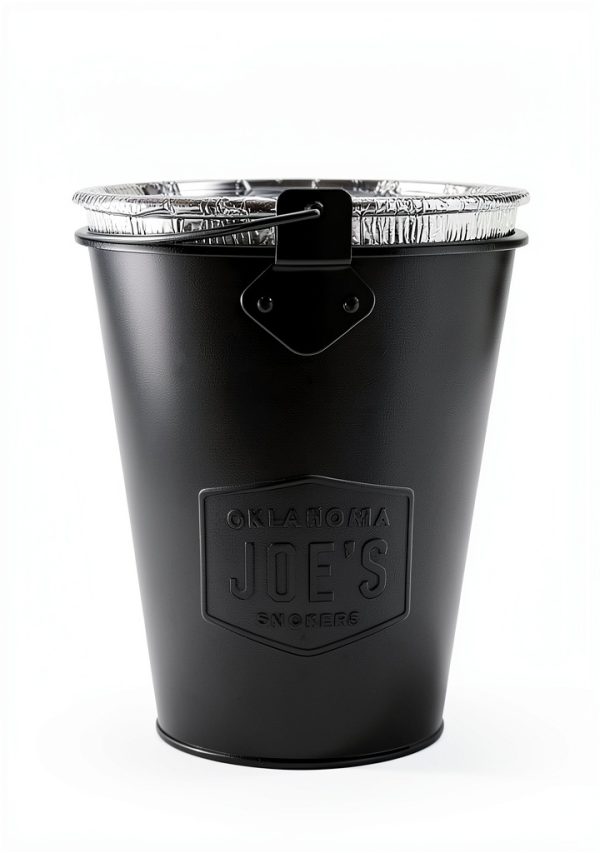 (15 Pack) Grease Bucket Liner Compatible with Pit Boss Grills 67292 Foil, Oklahoma Joe's 9518545P06, Rec Tec Large Bucket & Other Grill Bucket Accessories l 6.3” x 6.0” l Disposable Aluminum-6