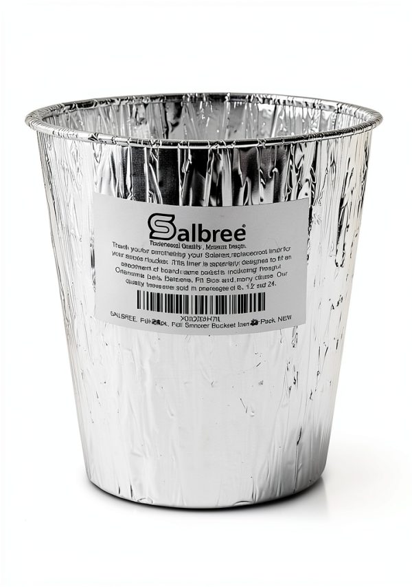 Smoker Bucket Drip Foil Liner Tray by Salbree – Grease Catcher-6