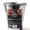 (15 Pack) Grease Bucket Liner Compatible with Pit Boss Grills 67292 Foil, Oklahoma Joe's 9518545P06, Rec Tec Large Bucket & Other Grill Bucket Accessories l 6.3” x 6.0” l Disposable Aluminum-4