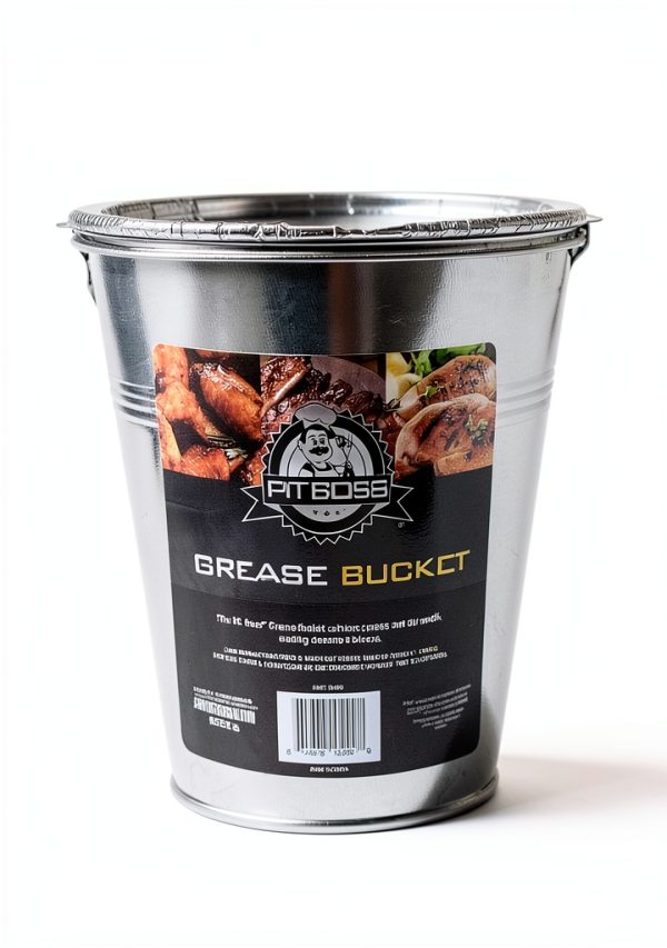 (15 Pack) Grease Bucket Liner Compatible with Pit Boss Grills 67292 Foil, Oklahoma Joe's 9518545P06, Rec Tec Large Bucket & Other Grill Bucket Accessories l 6.3” x 6.0” l Disposable Aluminum-4