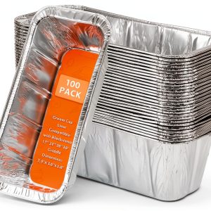Blackstone Griddle Grease Catcher Cup Liners 100 Pack EWFEN Drip Pan-0